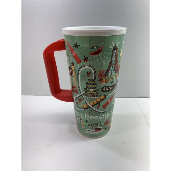 UNIVERSAL ORLANDO Coca-Cola Freestyle Souvenir Cup Whirley Drink Works 2017 Read - Picture 2 of 9